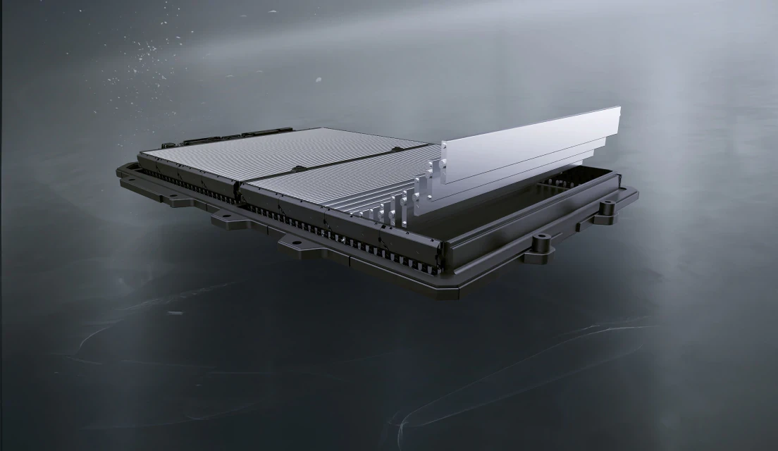 BYD ATTO 3 EVO ultra-safe blade battery 3d illusztráció